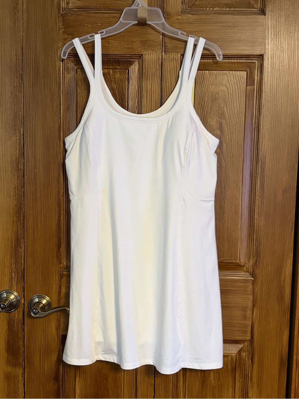 NWT ALL IN MOTION White Double-Strap Body Suit Dress Size XL
